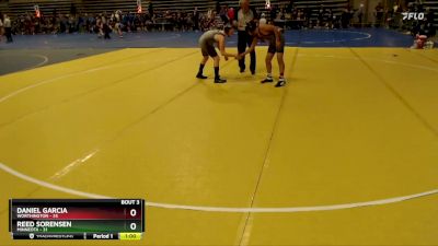 130 lbs Placement (4 Team) - Daniel Garcia, Worthington vs Reed Sorensen, Minneota