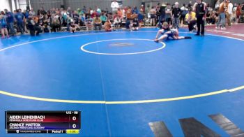 98 lbs Round 5 - Aiden Leinenbach, Peninsula Wrestling Club vs Chance Mattox, Ascend Wrestling Academy