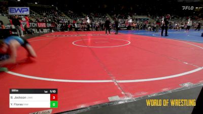 98 lbs Semifinal - Brielynn Jackson, Lawrence Elite vs Yareli Flores, RAW Wrestling Club