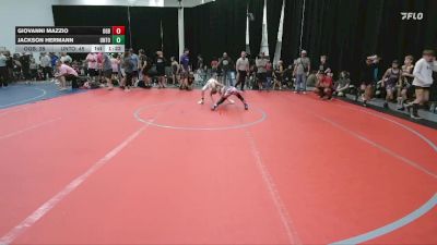 72 lbs Round 5 (6 Team) - Giovanni Mazzio, Ohio Gold Black vs Jackson Hermann, The Untouchables