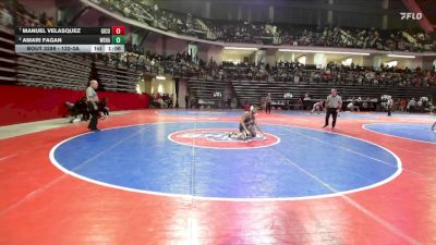 132-3A Cons. Round 3 - Manuel Velasquez, Gilmer County vs Amari Fagan, West Hall