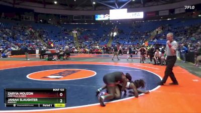 105 lbs Quarterfinal - Janiah Slaughter, Huntley vs Zaryia Mouzon, Lake Villa (Lakes)