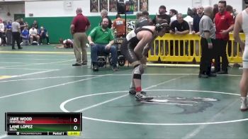 157 lbs Champ. Round 3 - Jake Wood, PERRYSBURG vs Lane Lopez, DELTA