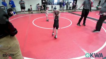 45 lbs Consolation - Charlie Garcia, Wagoner Takedown Club vs Walker Scheulen, Salina Wrestling Club