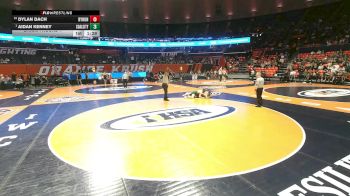 1A 157 lbs Champ. Round 1 - Aidan Kenney, Coal City vs Dylan Dach, Byron