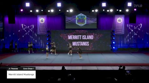 Merritt Island Mustangs [2022 Jr. Peewee Core Cheer 1] 2022 Pop Warner National Cheer & Dance Championship