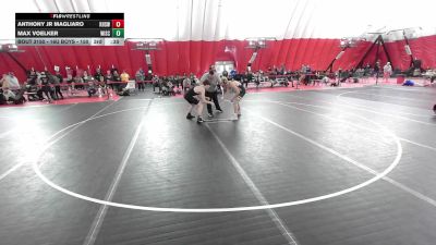 16U Boys - 157 lbs Quarters - Noah Burdick, Wisconsin vs Hunter Huntington, Wisconsin