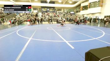 132 lbs Champ. Round 1 - Silas Hogue, Taylorsville vs Warren Christensen, Maple Mountain