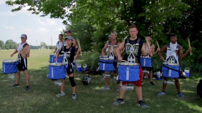 Bluecoats Snares Getting Reps In On Show Book