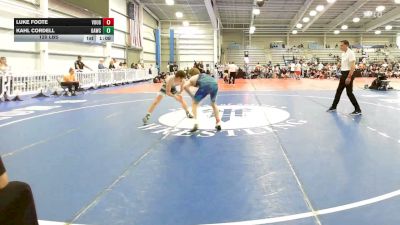120 lbs Rr Rnd 1 - Luke Foote, Vougars Wrestling - HSB vs Kahl Cordell, GAWC - HSB
