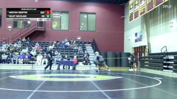 180 lbs Quarterfinal - Kiley McClain, Bluefield State vs Aniyah Griffin, Huntingdon