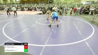 150 lbs Quarterfinal - Maddox Montrose, Nevada Elite vs Brendan Blanchard, NorCal Elite