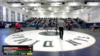 110 lbs Champ. Round 2 - Tahiyya Hisham, Valencia/Placentia vs Estreya Santana, Paloma Valley