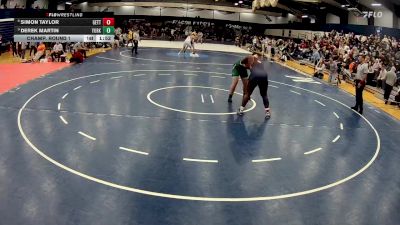 285 lbs Champ. Round 1 - Derek Martin, York (pa) vs Simon Taylor, Gettysburg