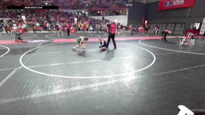 90 lbs Semifinal - Josie Tebben, Osceola vs Brylie McClain, Peshtigo