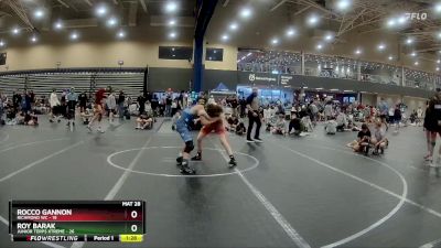 115 lbs Round 3 (4 Team) - Rocco Gannon, Richmond WC vs Roy Barak, Junior Terps Xtreme