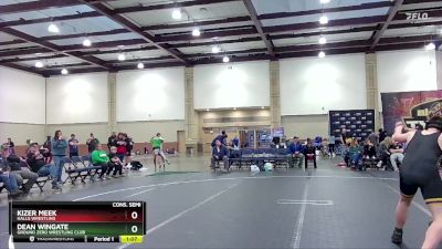 160 lbs Cons. Semi - Kizer Meek, Halls Wrestling vs Dean Wingate, Ground Zero Wrestling Club