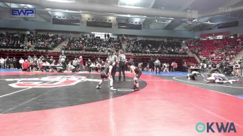 60 lbs Consi Of 8 #2 - Nacona Perry, Mcalester Youth Wrestling vs Adalynn Porter, Terminator Wrestling Academy