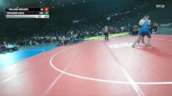 6A Boys 285 lbs Cons. Round 2 - Deckard Hale, Grant Boys vs William DeSanti, Forest Grove Boys