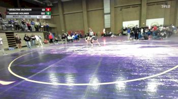 110 lbs Cons. Semi - Brielynn Jackson, Gardner Edgerton vs Harper Holmes, Frontenac