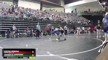 70 lbs Round 5 (6 Team) - Chason Al-Hanfoosh, Team Texas Blue vs Colton Wiseman, Indiana Gold