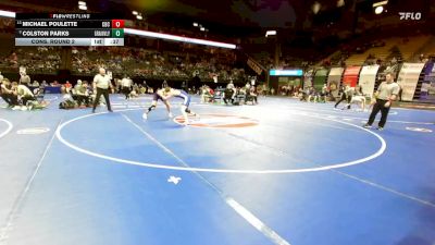 138 Class 4 lbs Cons. Round 2 - Michael Poulette, Christian Brothers College vs Colston Parks, Grain Valley