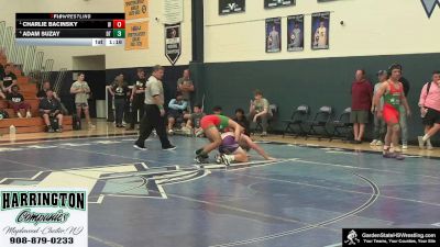 Boys-160 lbs Semifinal - Charlie Bacinsky, Wilson`s Wildcats vs Adam Suzay, Clarke`s Dream Team