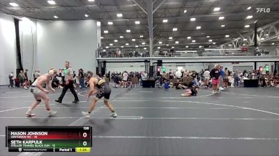 138 lbs Round 5 (8 Team) - Mason Johnson, Centurion WC vs Seth Karpulk, Steller Trained Black Sun