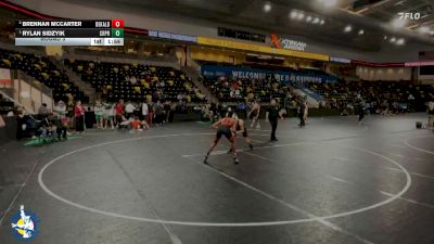 132 Silver B Round 3 - Rylan Sidzyik, Creighton Preparatory School vs Brennan McCarter, DeKalb