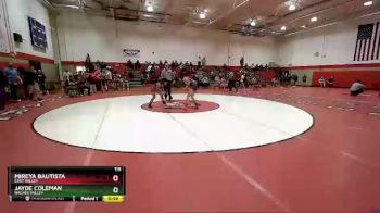 115 lbs Cons. Semi - Jayde Coleman, Naches Valley vs Mireya Bautista, East Valley