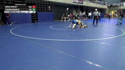 140 lbs Quarterfinal - Reese Norley, Pennsburg vs Tyrone Evans III, Vineland