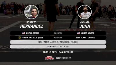 Roberto Hernandez vs Michael John 2025 ADCC San Diego Open