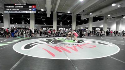 145 lbs 5th Place Match - Timberly Martinez, MJ Mustangs Wrestling vs Lucia Ledezma, Granite Wrestling Club