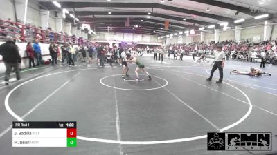 88 lbs Rr Rnd 1 - Jared Badilla, Relentless vs Mathieu Dean, Monte Vista Takedown Club