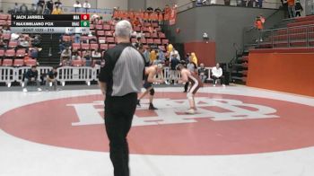 215 lbs Cons. Round 3 - Maximiliano Fox, Brentwood Academy vs Jack Jarrell, Montgomery Bell Academy