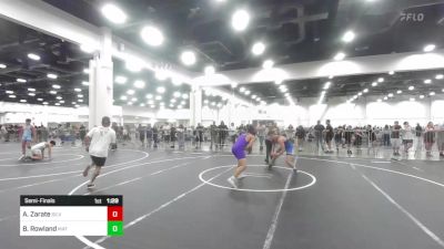 157 lbs Semifinal - Adrian Zarate, Silverback WC vs Bryce Rowland, Mat Demon WC