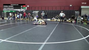 133 lbs Cons. Round 4 - Powell Gilbert, Andrew College vs Riley McElligot, NWCA - Life
