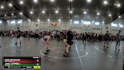 120 lbs Round 3 (4 Team) - Liam Wechsler, Full Circle vs John Campbell, WV Wild