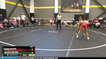 106 lbs Round 3 (6 Team) - Mileena Notaro, Nebraska Vipers Scarlet vs Olivia Sackor, MN Storm