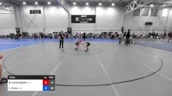 67 lbs Rr Rnd 3 - Brynn Cunningham, Misfits Kick Start vs Lindley Crow, Michigan Rev Girls