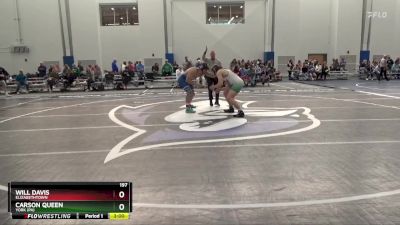 197 lbs Quarterfinal - Will Davis, Elizabethtown vs Carson Queen, York (PA)