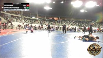 80 lbs Consi Of 8 #2 - Oliver Irvin, Woodward Youth Wrestling vs Daxton Trowbridge, Piedmont