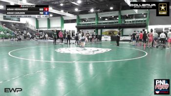 132 kg 5th Place - Aidan Hernandez, Gold Rush Wrestling vs Aidan Carlson, Pinnacle Wrestling Club