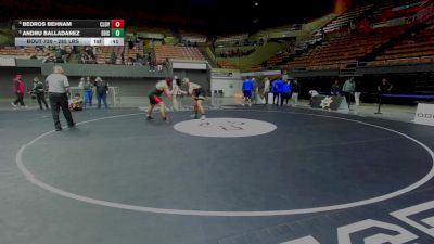 285 lbs Consi Of 8 #2 - Bedros Behnam, Clovis West vs Andru Balladarez, Edison