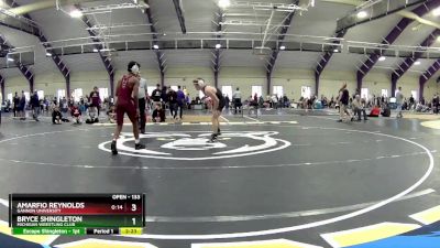 133 lbs Cons. Round 3 - Amarfio Reynolds, Gannon University vs Bryce Shingleton, Michigan Wrestling Club