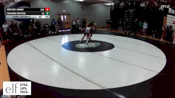 135 lbs. Cons. Round 6 - Heaven Patton, Liberty vs Brylee James, Nixa