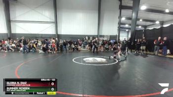 122 lbs Round 1 - Gloria N. Diaz, Cashmere Wrestling Club vs Summer McKeen, Mat Sense Wrestling