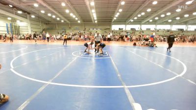 90 lbs Round Of 16 - King Hawkins, Mat Assassins Gray vs Finnegan Frank, All-American Wrestling Club Red