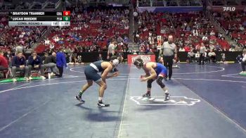3A-106 lbs Cons. Round 4 - Braydon Tranmer, Council Bluffs Abraham Lincoln vs Lucas Reeder, Pleasant Valley