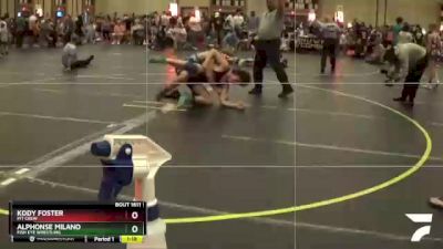 170 lbs Quarterfinal - Kody Foster, Pit Crew vs Alphonse Milano, Fish Eye Wrestling